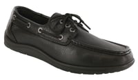 Decksider Lace Up Boat Shoe - Black - صورة 1