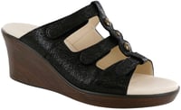 Ginger Wedge Sandal - Web Black - صورة 1