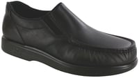 Side Gore Slip On Loafer - Black Smooth - صورة 1