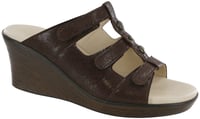 Ginger Wedge Sandal - Hickory - Image 1