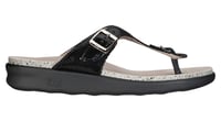 Sanibel T-Strap Slide Sandal - Black Snake - صورة 2