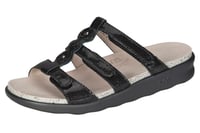 Naples Slide Sandal - Black Snake - صورة 3