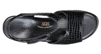 Suntimer Heel Strap Sandal - Black Croc - صورة 4