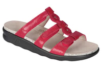 Naples Slide Sandal - Red Snake - صورة 1