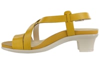 Nouveau Cross Strap Heel Sandal - Mustard - صورة 4