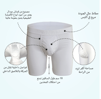 بوكسر سنام رمادي / فتحة أمامية - صورة 2