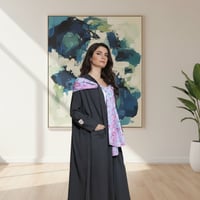 عباية بشت عصرية بجيوب وإسكارف أنيق متعدد الاستخدام - صورة 6