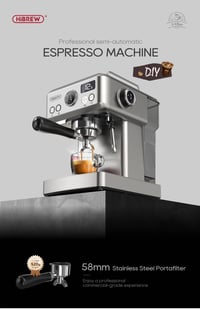 HiBREW 20Bar Semi Automatic Espresso Coffee MachineH10A - Image 7