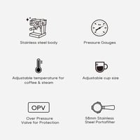 HiBREW 20Bar Semi Automatic Espresso Coffee MachineH10A - Image 8