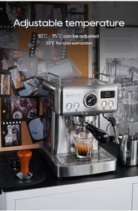 HiBREW 20Bar Semi Automatic Espresso Coffee MachineH10A - Image 2