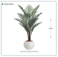 شجر أريكا صناعية ( ارتفاع 155 سم ) حوض بلاستيك - صورة 7