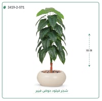 شجرة فيلود صناعية ( ارتفاع 160 سم ) حوض فيبر - صورة 2