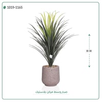 شجر صبار صناعية حوض بلاستيك  ( ارتفاع 80 سم ) - صورة 4