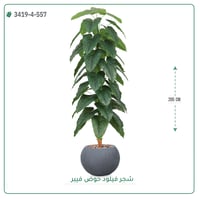 شجرة فيلود صناعية ( ارتفاع 205 سم ) حوض فيبر دائري - صورة 3