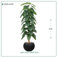 شجرة فيلود صناعية ( ارتفاع 205 سم ) حوض فيبر دائري - صورة 2