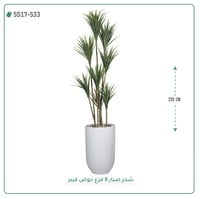 شجرة صبار صناعية ( ارتفاع 220 سم ) حوض فيبر - صورة 6