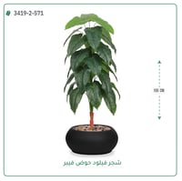 شجرة فيلود صناعية ( ارتفاع 160 سم ) حوض فيبر - صورة 4
