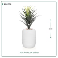 شجرة صبار اصطناعي بمركن فيبر شرايح  - صورة 3