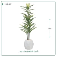 شجرة أريكا اصطناعية (3 فرع) بمركن فيبر - صورة 5