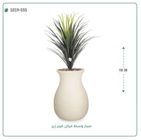شجرة صبار اصطناعي بمركن فيبر زير  - صورة 4