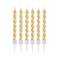 شمع كيك اعياد ميلاد باكت شد 12 حبه  - صورة 1