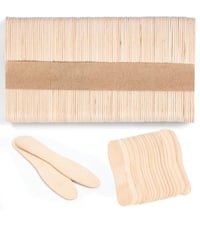 Wooden ice cream spoons, pack of 100*12 pieces - Image 1