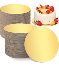 26cm round golden cake bases, weight 10kg - Image 1