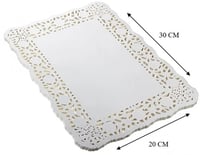 Rectangular lace paper, 20*30, 16*100 pieces - Image 1