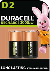 بطاريه DURACELLارنب D2 شد 6حبه - صورة 1