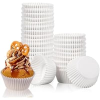 White cupcake, size 12.5 cm * 10 ties * 1000 pieces - Image 1