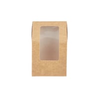 Brown half-wrapped boxes, 250 pieces - Image 1