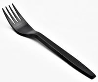Black fork, not wrapped, VIP, 1000 pieces - Image 1
