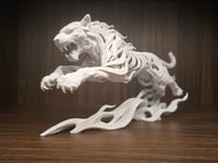 Decor Piece with a Tiger Design - Image 4