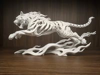 Decor Piece with a Tiger Design - Image 2