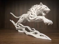 Decor Piece with a Tiger Design - Image 1