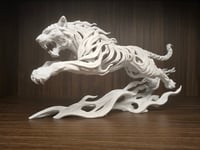 Decor Piece with a Tiger Design - Image 3
