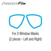 FREEDOM FILM ANTI-FOG 2W SMALL SIZE II لصق حماية ضد الضباب حجم صغير لعدستين - صورة 3