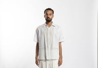 MANDARIN White Embroidered Polo - صورة 1