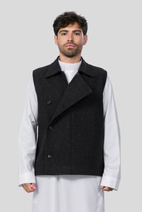 Woolborne Black Vest - صورة 5