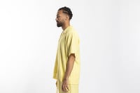 Light Yellow Linen Polo  - صورة 2