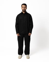 Black Long Sleeve Shirt - صورة 3