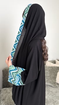 عباية نسائية مشجرة من الاكمام  - صورة 2
