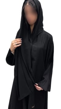 عباية نسائية قماش واقف - صورة 2