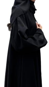 عباية نسائية قماش واقف - صورة 3