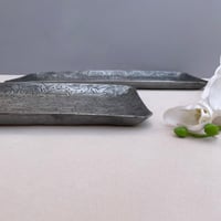 صينية تقديم مستطيلة منحوتة - صورة 4