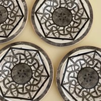 طقم بيالات وفناجيل زخارف بيضاوية - صورة 4