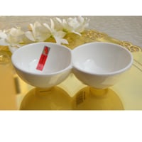 صحن سيراميك فتحتين دائريتين - صورة 1