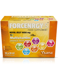 Forcenrgy-S Royal Jelly + Multivitamins 10 Orange Drinkable Vials - Image 2