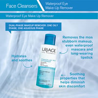 Uriage Eau Thermale Waterproof Eye Make-Up Remover Skincare And Hygiene - Image 2