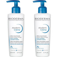 Bundle of 2 Bioderma Atoderm Ultra Soothing Cream For Very Dry Skin And Atopic Dermatitis Eczema - 200 Ml - Image 1